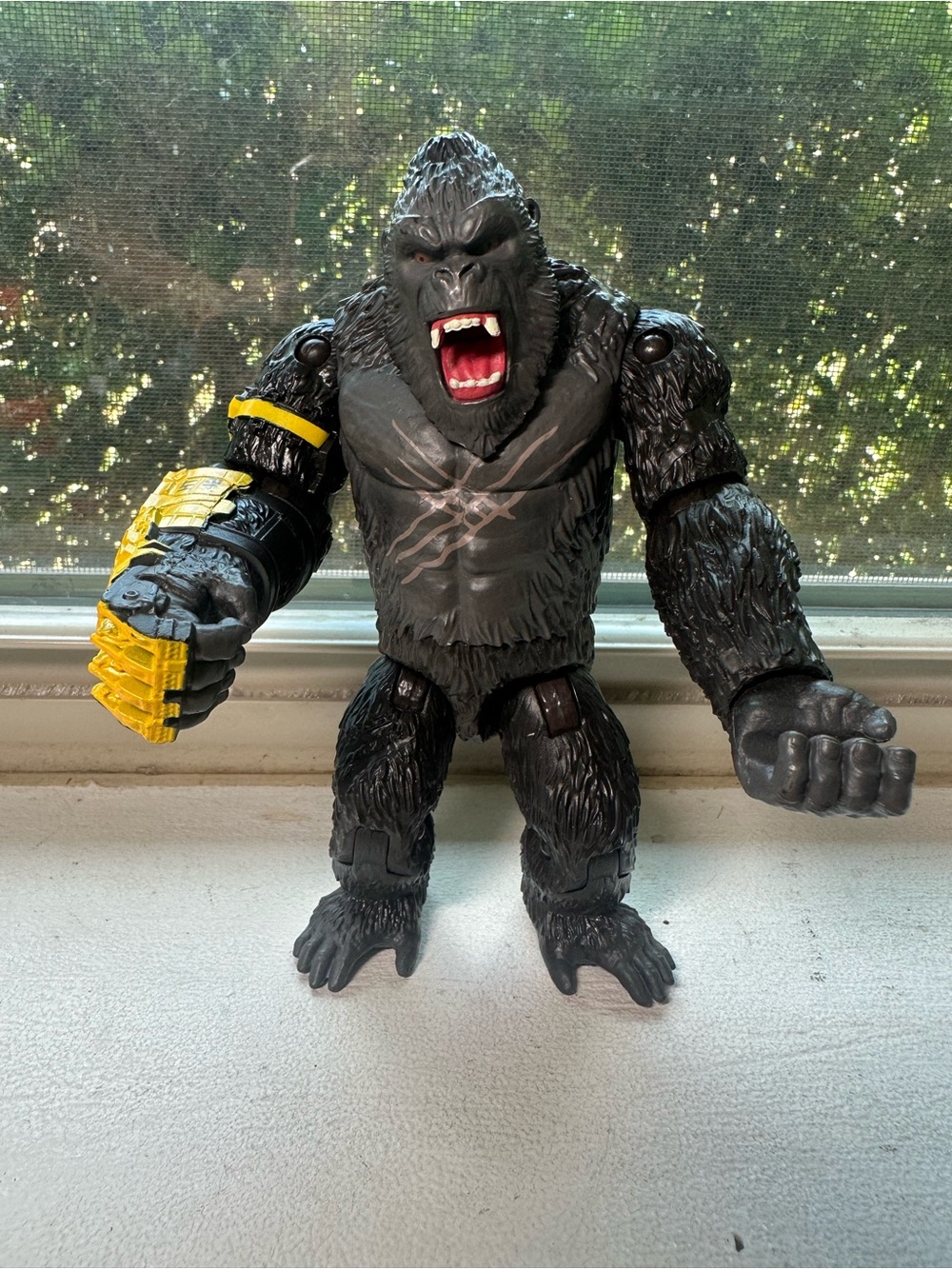 Poseable king kong beast Action Figure with Yellow glove X Kong the new empire